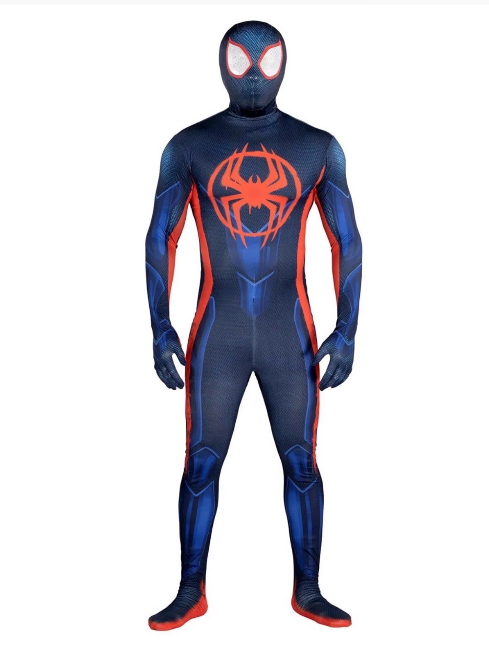 New Jazwares Miles Morales Zentai Suit Halloween Costume Adult Small